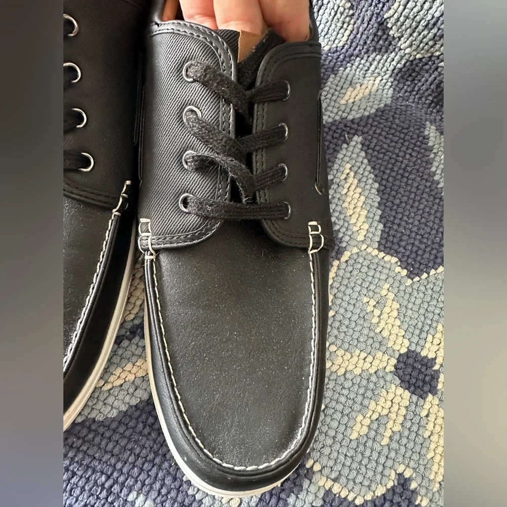 👞 Sonoma Vitalize Men’s Boat Shoes Black/Brown Lace-Up Size 12